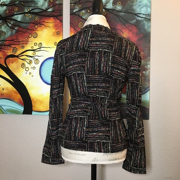 Tulle Medium Multicolored Long Sleeve Button Down - Picture 3 of 8